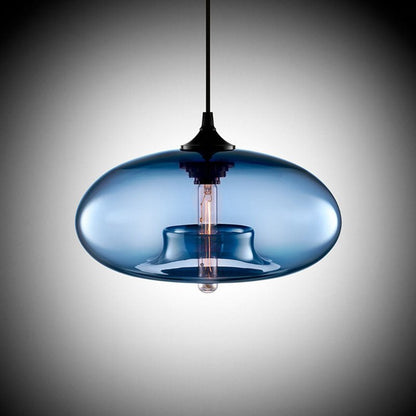 Colored Glass Pendant Light - Modern Hanging Design