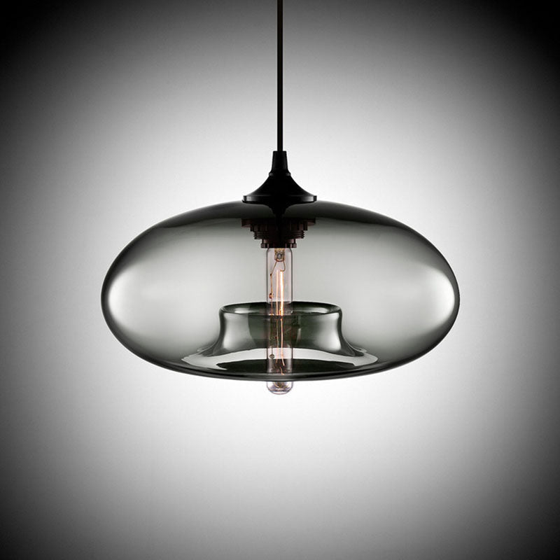 Colored Glass Pendant Light - Modern Hanging Design