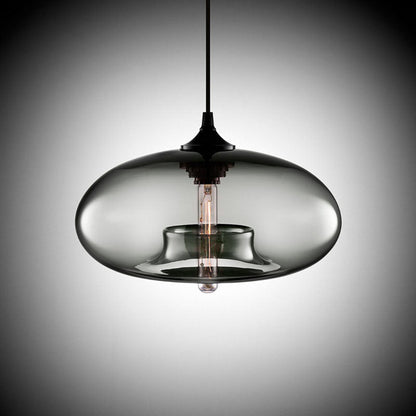 Colored Glass Pendant Light - Modern Hanging Design