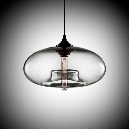 Colored Glass Pendant Light - Modern Hanging Design