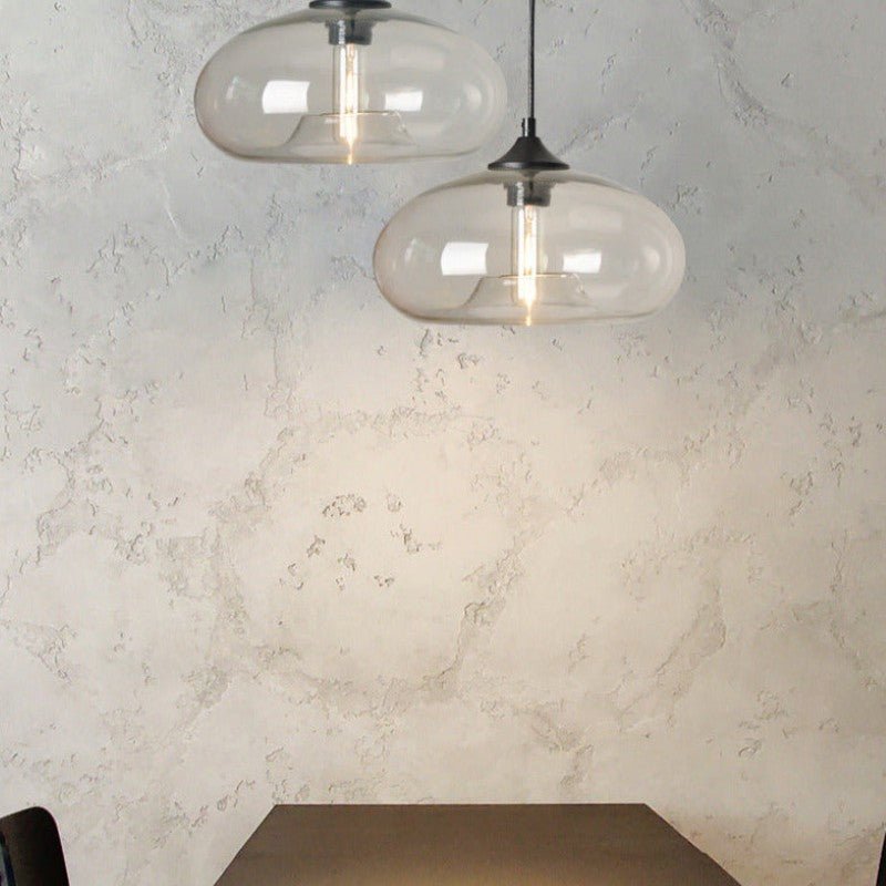 Colored Glass Pendant Light - Modern Hanging Design