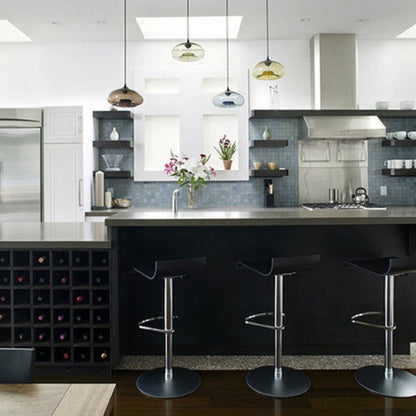 Colored Glass Pendant Light - Modern Hanging Design
