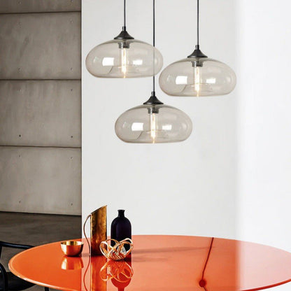 Colored Glass Pendant Light - Modern Hanging Design