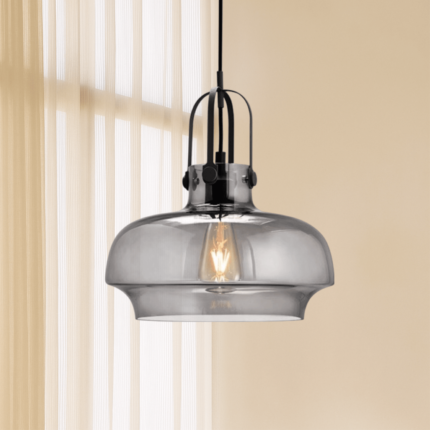 Modern Industrial-Style LED Pendant Light