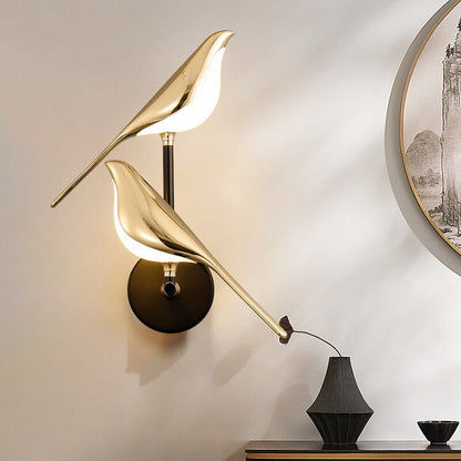 Contemporary Bird-Shaped Wall Light - Stylish Designer Illumination