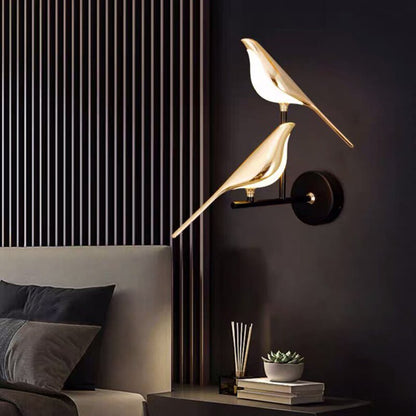 Contemporary Bird-Shaped Wall Light - Stylish Designer Illumination