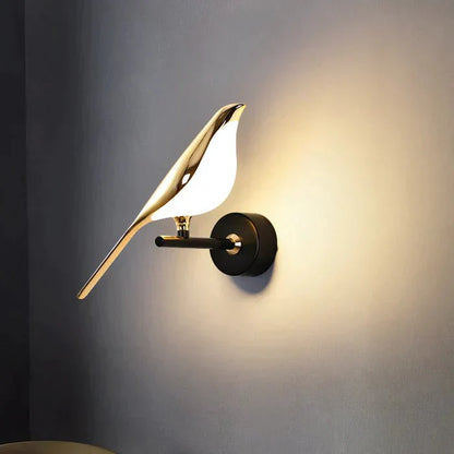 Contemporary Bird-Shaped Wall Light - Stylish Designer Illumination