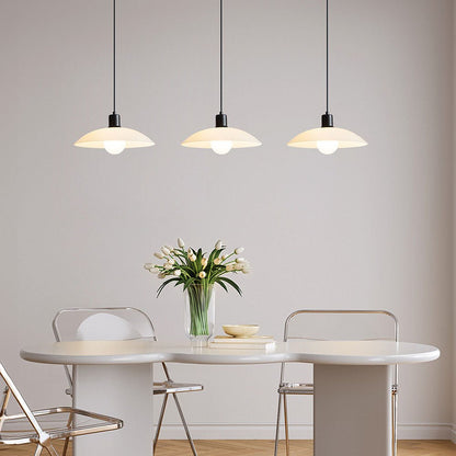 Minimalist Pendant Light - Elegant White Glass Design