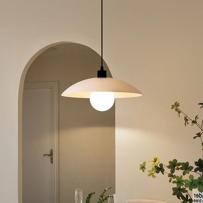 Minimalist Pendant Light - Elegant White Glass Design