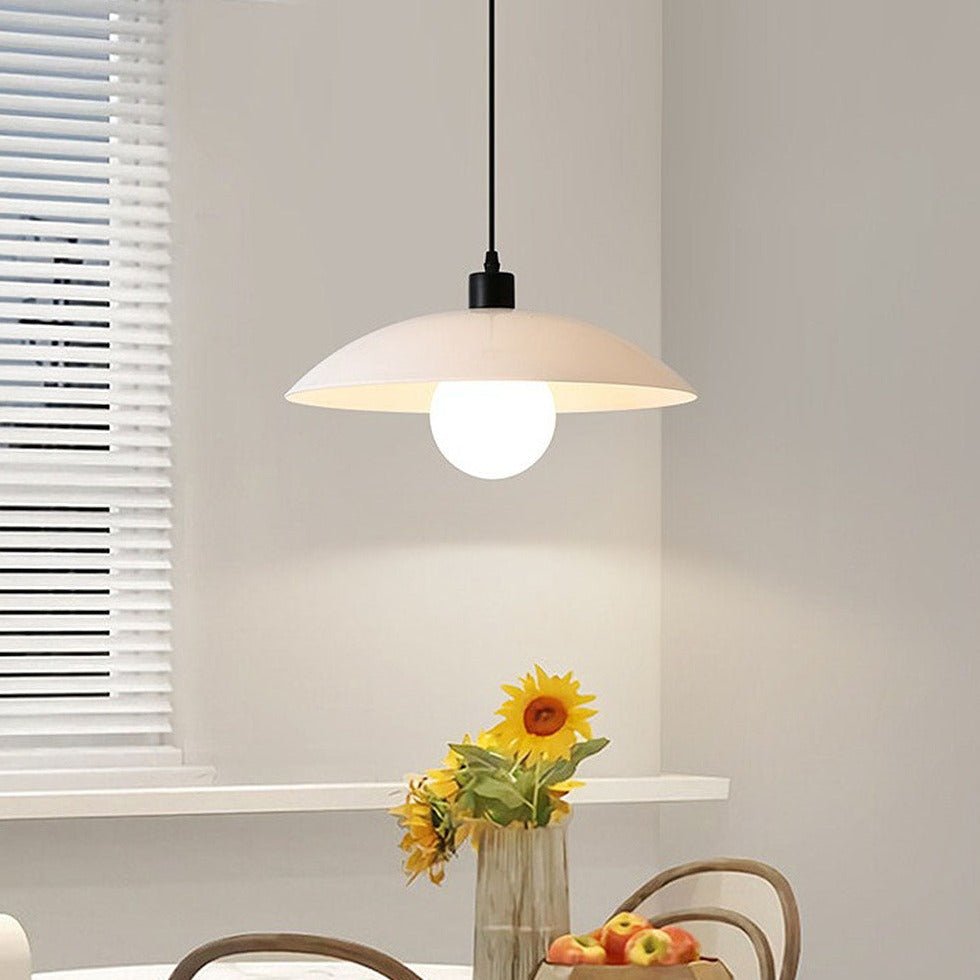 Minimalist Pendant Light - Elegant White Glass Design