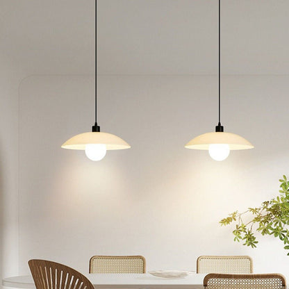 Minimalist Pendant Light - Elegant White Glass Design