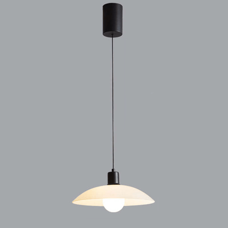 Minimalist Pendant Light - Elegant White Glass Design