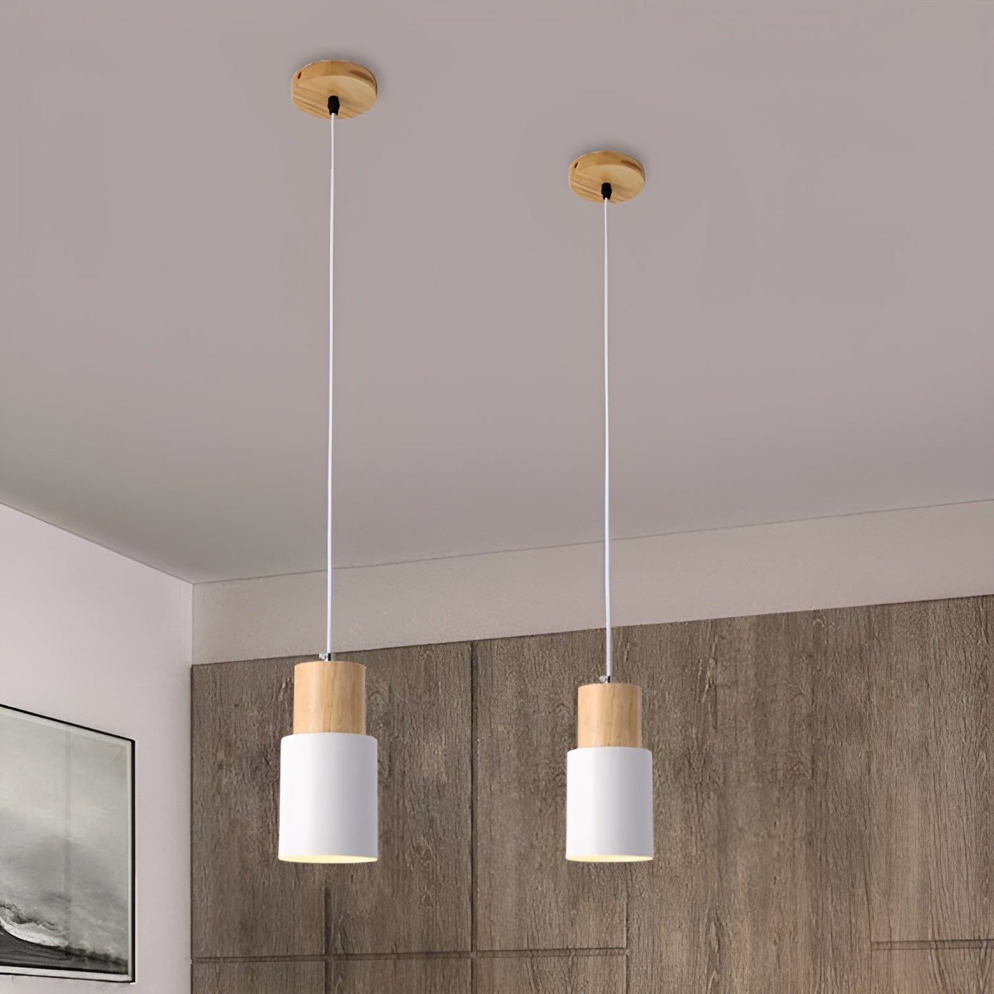 Minimalist Aluminum Pendant Light for Contemporary Living Areas