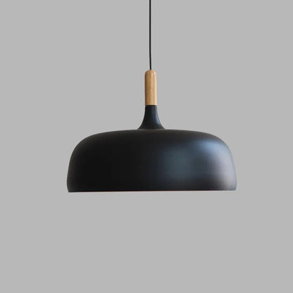 Nordic Style Pendant Light - Modern Design with Warm Wood Finish