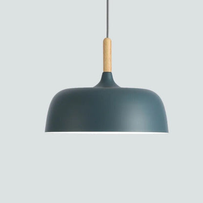 Nordic Style Pendant Light - Modern Design with Warm Wood Finish