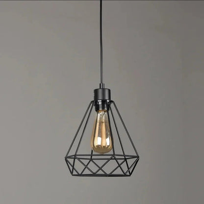 Geometric Pendant Light - Industrial Style Lighting Fixture