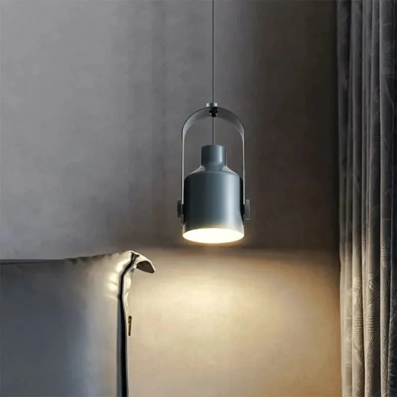 Nordic Style Pendant Light – Wooden and Metal Design for Contemporary Spaces