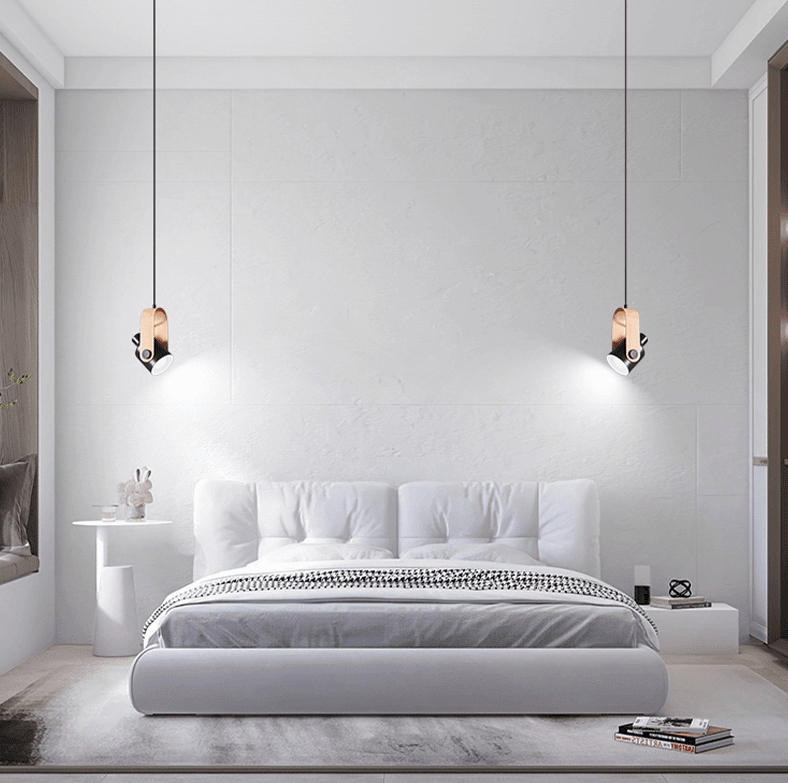 Nordic Style Pendant Light – Wooden and Metal Design for Contemporary Spaces