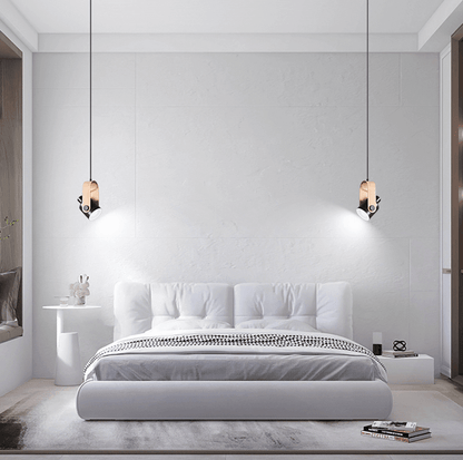Nordic Style Pendant Light – Wooden and Metal Design for Contemporary Spaces