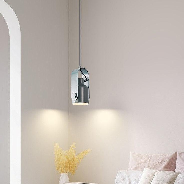 Nordic Style Pendant Light – Wooden and Metal Design for Contemporary Spaces