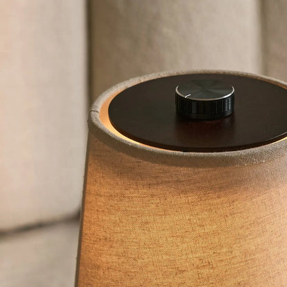 Rechargeable Table Lamp with Dimmable Feature - Minimalist Wood Design