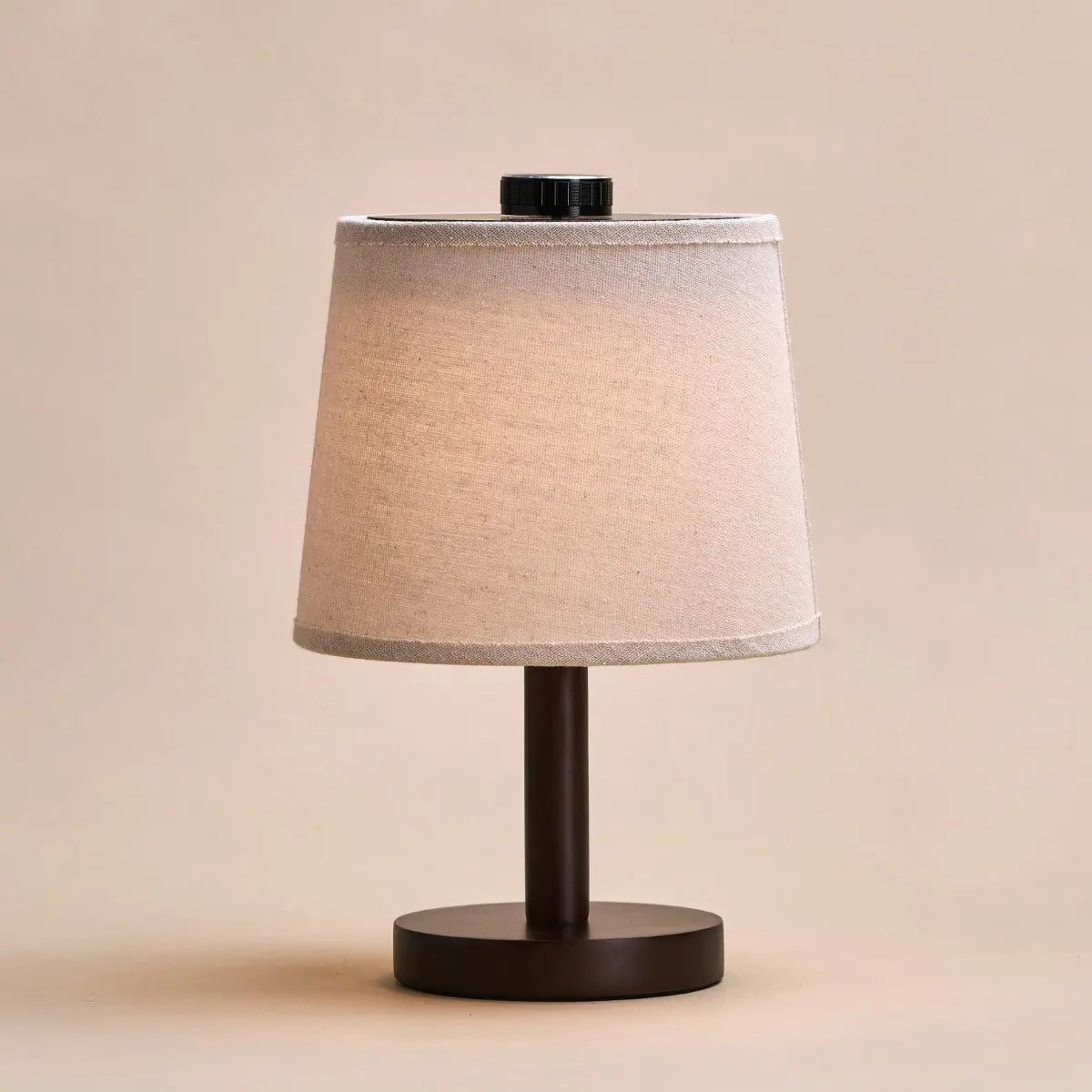 Rechargeable Table Lamp with Dimmable Feature - Minimalist Wood Design