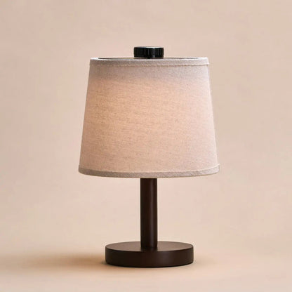 Rechargeable Table Lamp with Dimmable Feature - Minimalist Wood Design