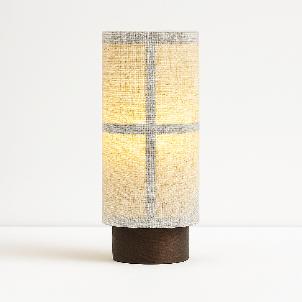 Chic Home Decor Table Lamp - Japanese Style in Elegant Silk