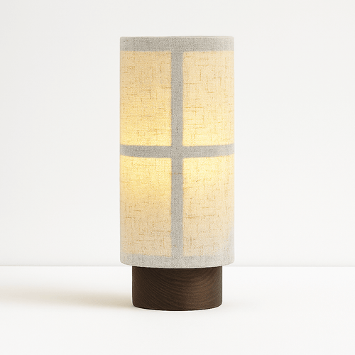 Chic Home Decor Table Lamp - Japanese Style in Elegant Silk
