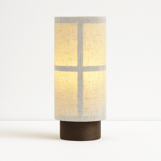 Chic Home Decor Table Lamp - Japanese Style in Elegant Silk