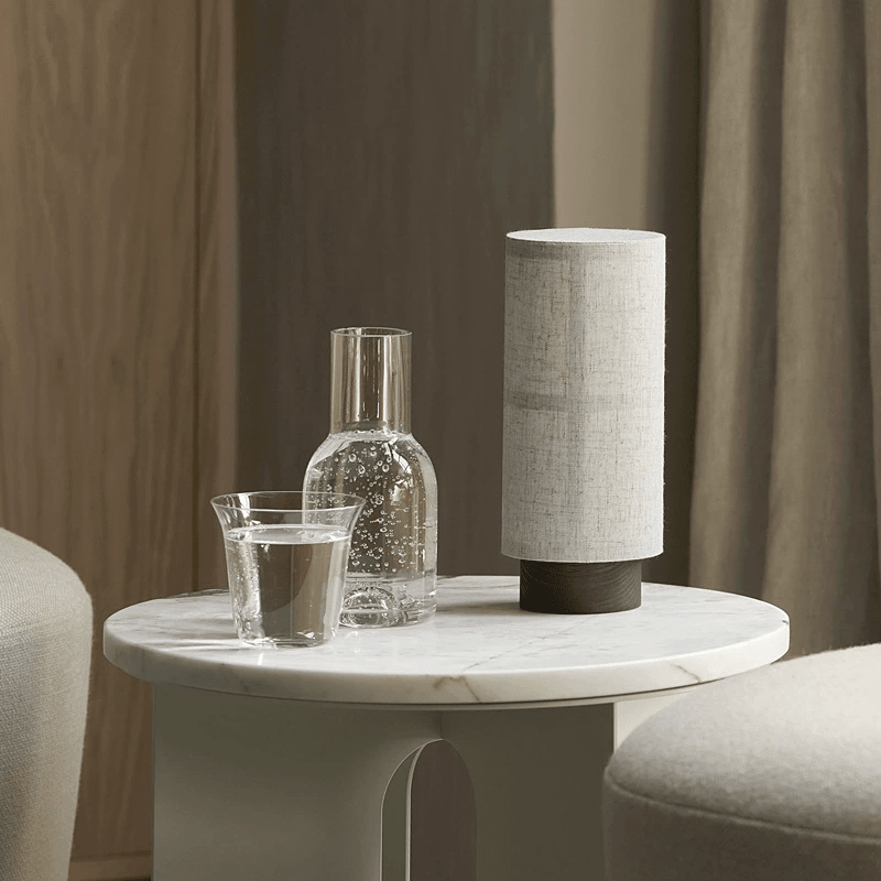 Chic Home Decor Table Lamp - Japanese Style in Elegant Silk