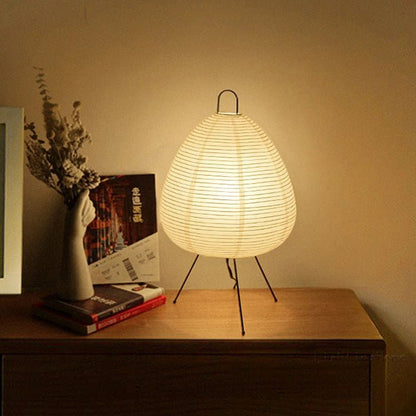 Table Lamp Made with Japanese Rice Paper