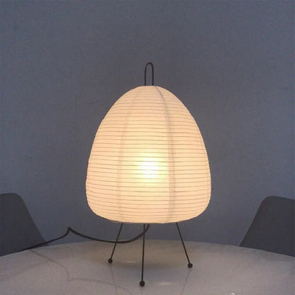 Table Lamp Made with Japanese Rice Paper