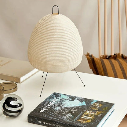 Table Lamp Made with Japanese Rice Paper