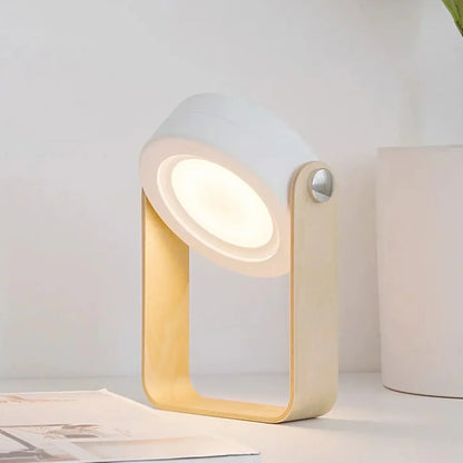 LED Desk Lamp with Adjustable Wooden Design for Home or Office Use