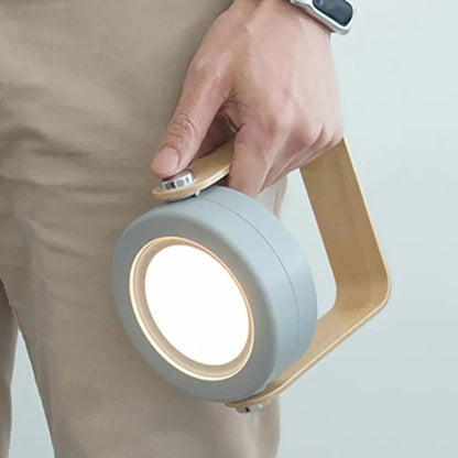 LED Desk Lamp with Adjustable Wooden Design for Home or Office Use