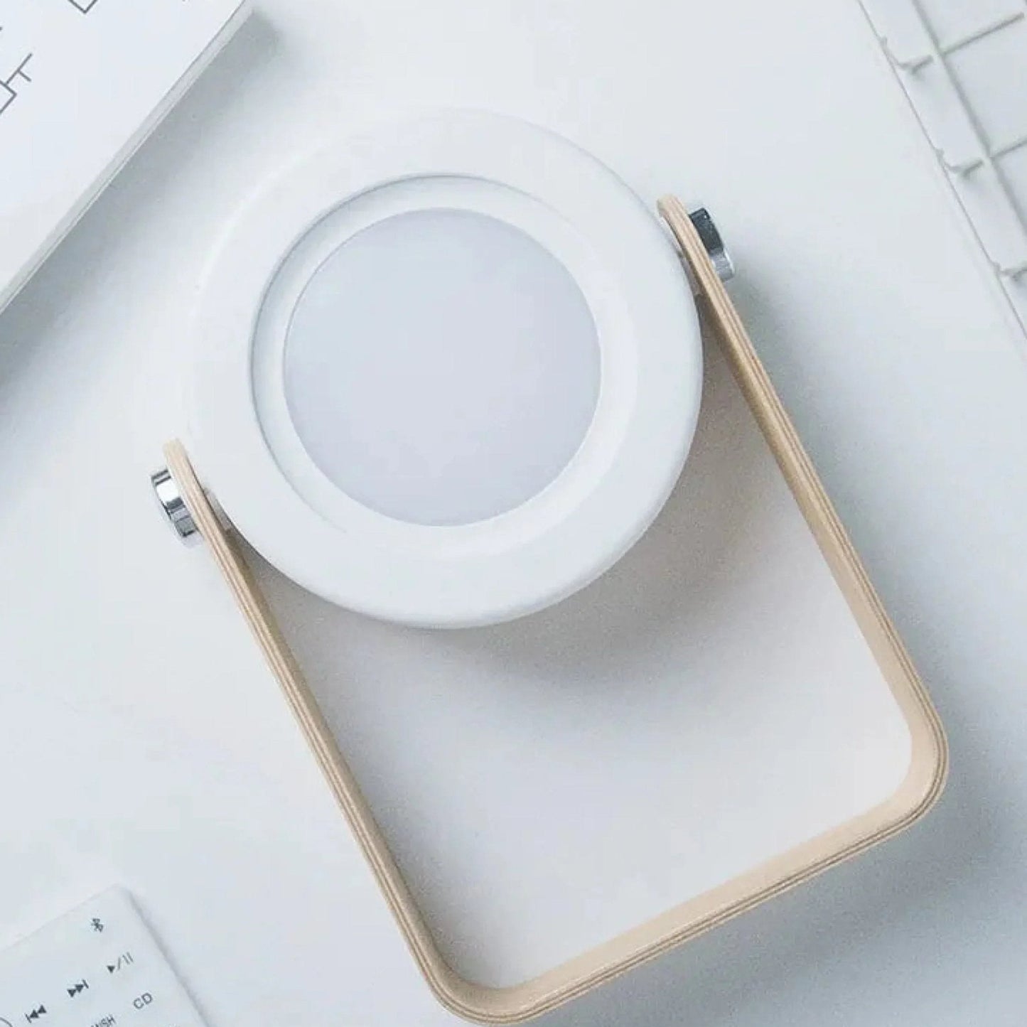 LED Desk Lamp with Adjustable Wooden Design for Home or Office Use