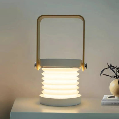 LED Desk Lamp with Adjustable Wooden Design for Home or Office Use