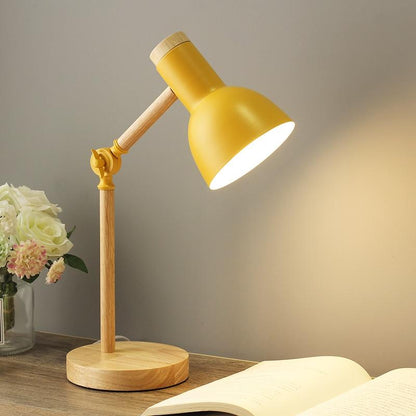 Scandinavian Wood Table Lamp – Cozy Warm Light – Stylish Design