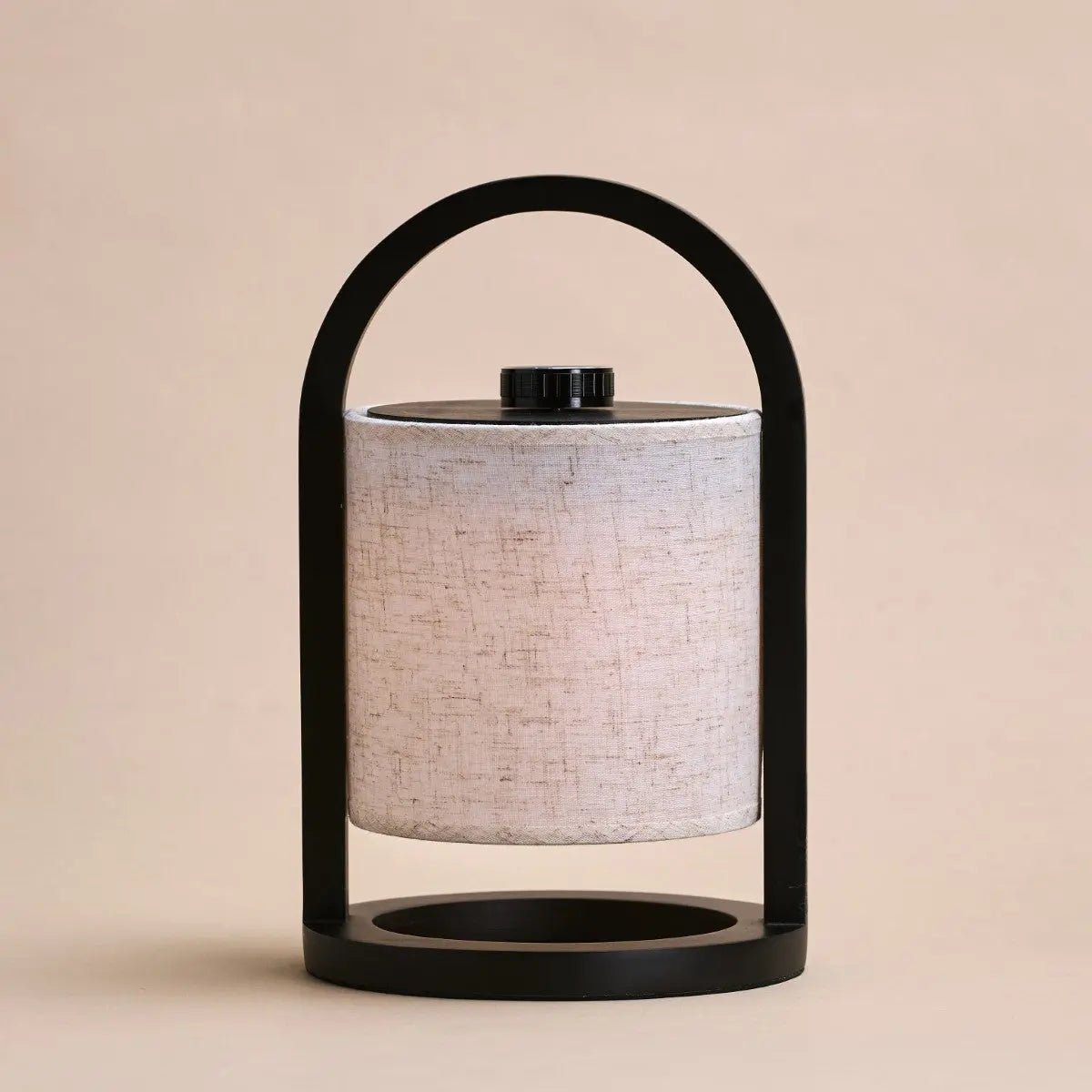 Rechargeable Wooden Table Lamp - Adjustable Brightness Lighting Solution