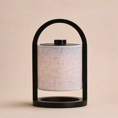 Rechargeable Wooden Table Lamp - Adjustable Brightness Lighting Solution