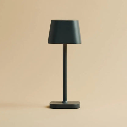 Modern Stone Grey Table Lamp – Rechargeable and Dimmable