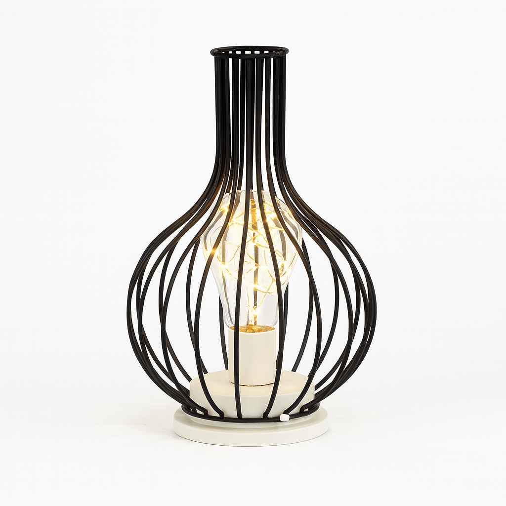 Cordless LED Steel Table Lamp