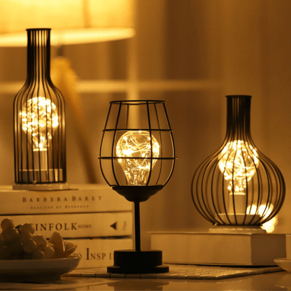 Cordless LED Steel Table Lamp