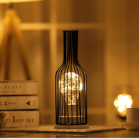 Black wine bottle