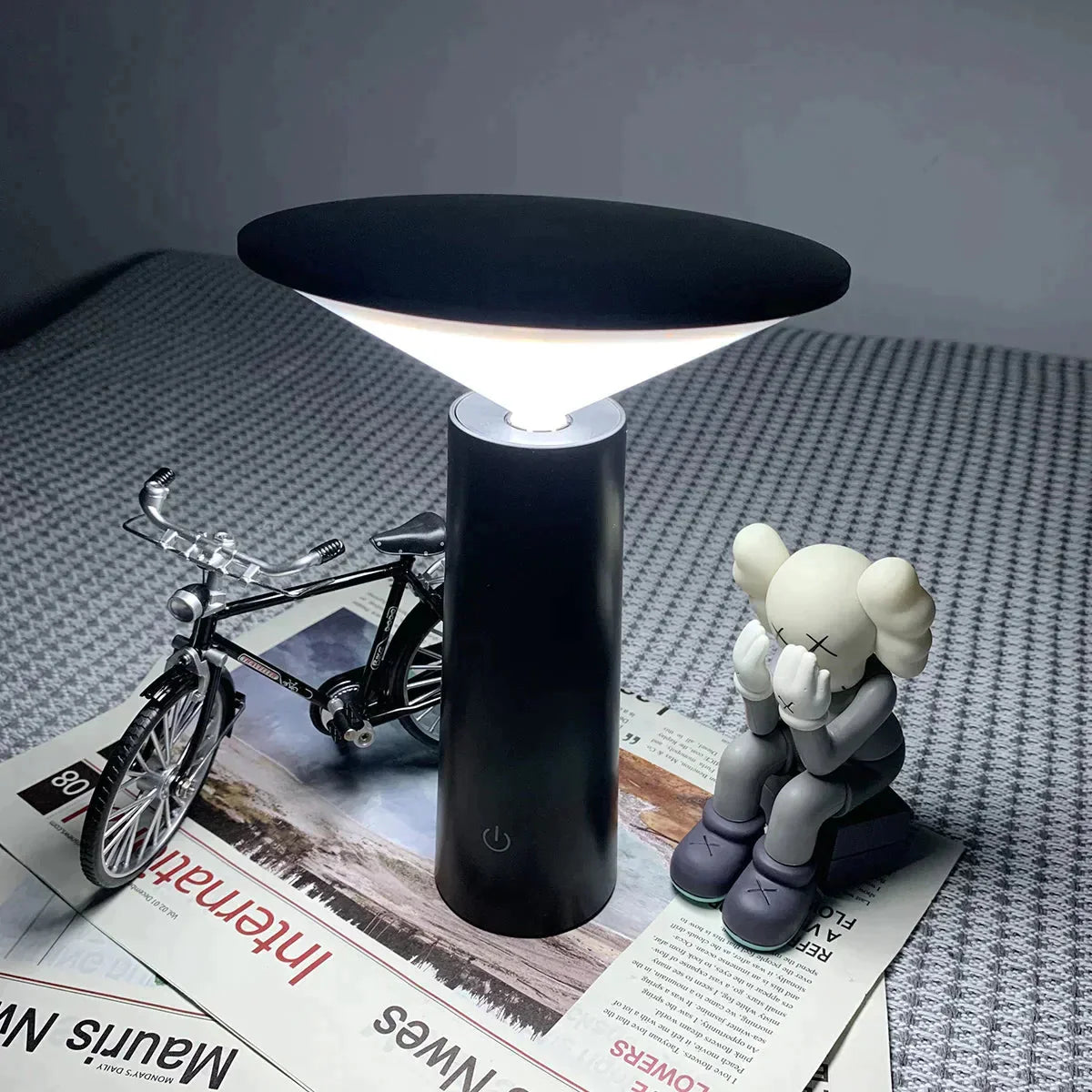 Wireless LED Table Lamp - Adjustable Color Lighting