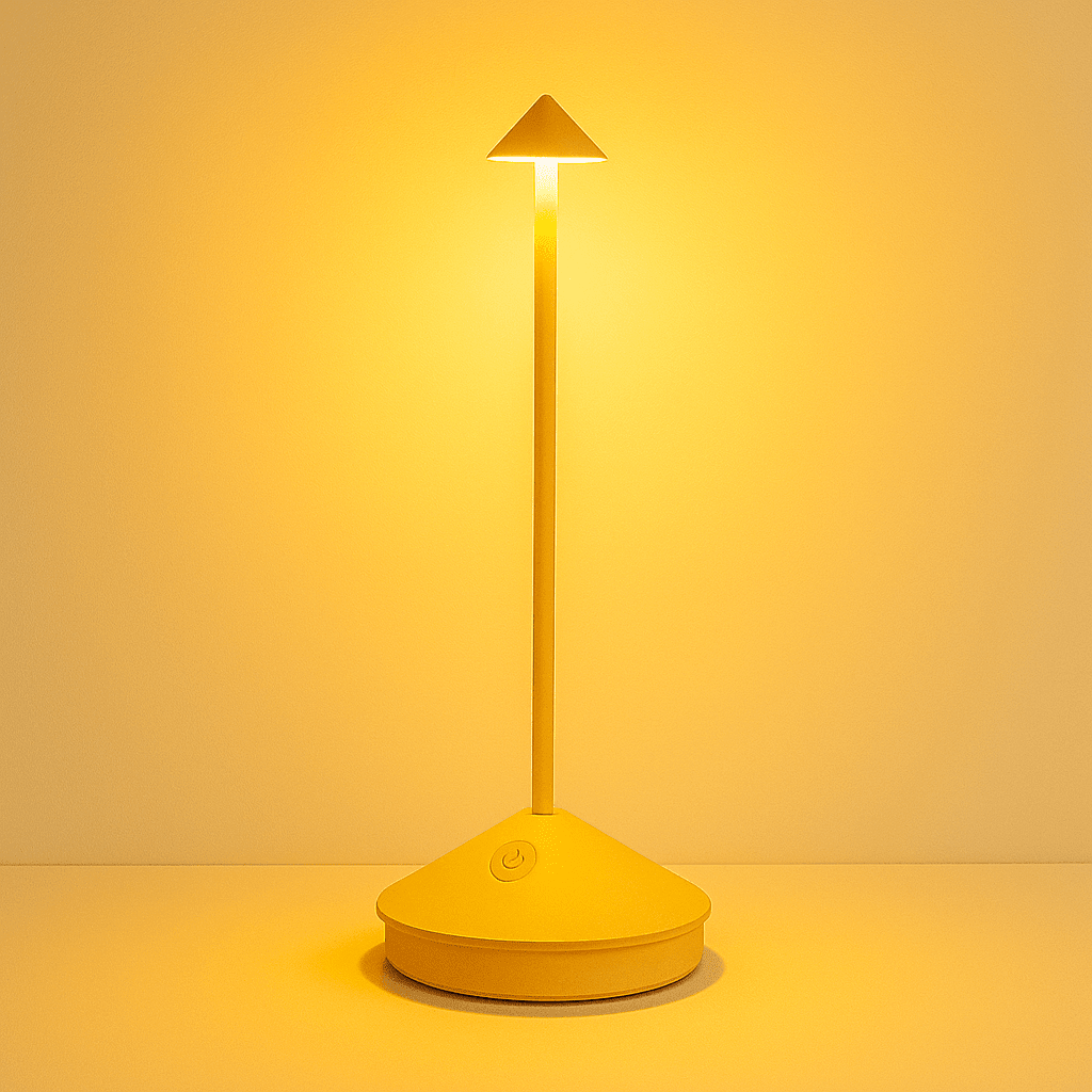 Minimalist LED Table Lamp – Waterproof, Dimmable, Wireless Lighting