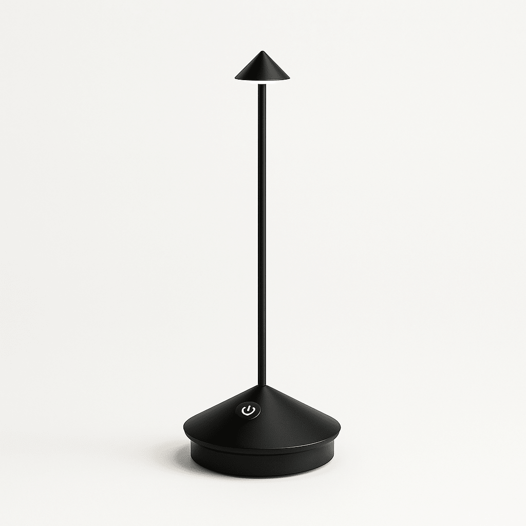 Minimalist LED Table Lamp – Waterproof, Dimmable, Wireless Lighting