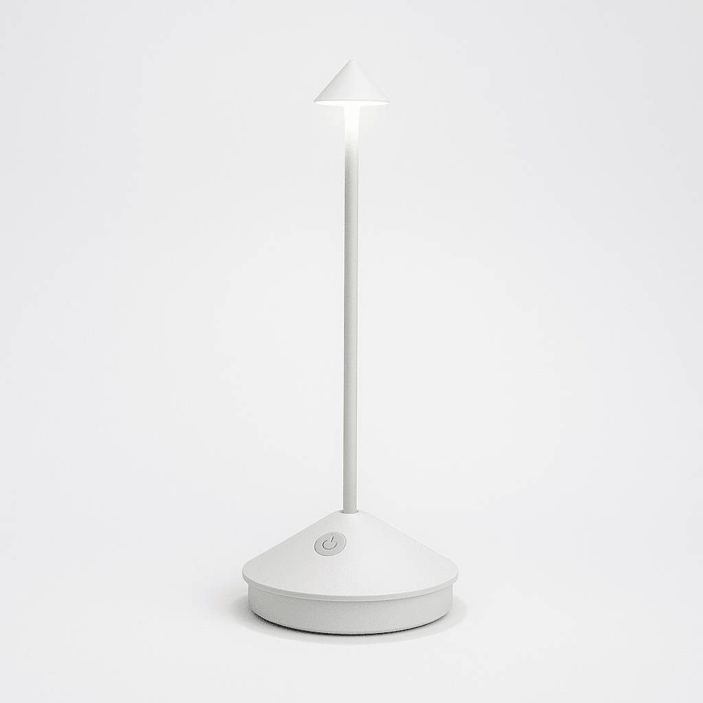 Minimalist LED Table Lamp – Waterproof, Dimmable, Wireless Lighting