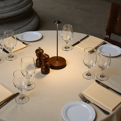 Minimalist LED Table Lamp – Waterproof, Dimmable, Wireless Lighting